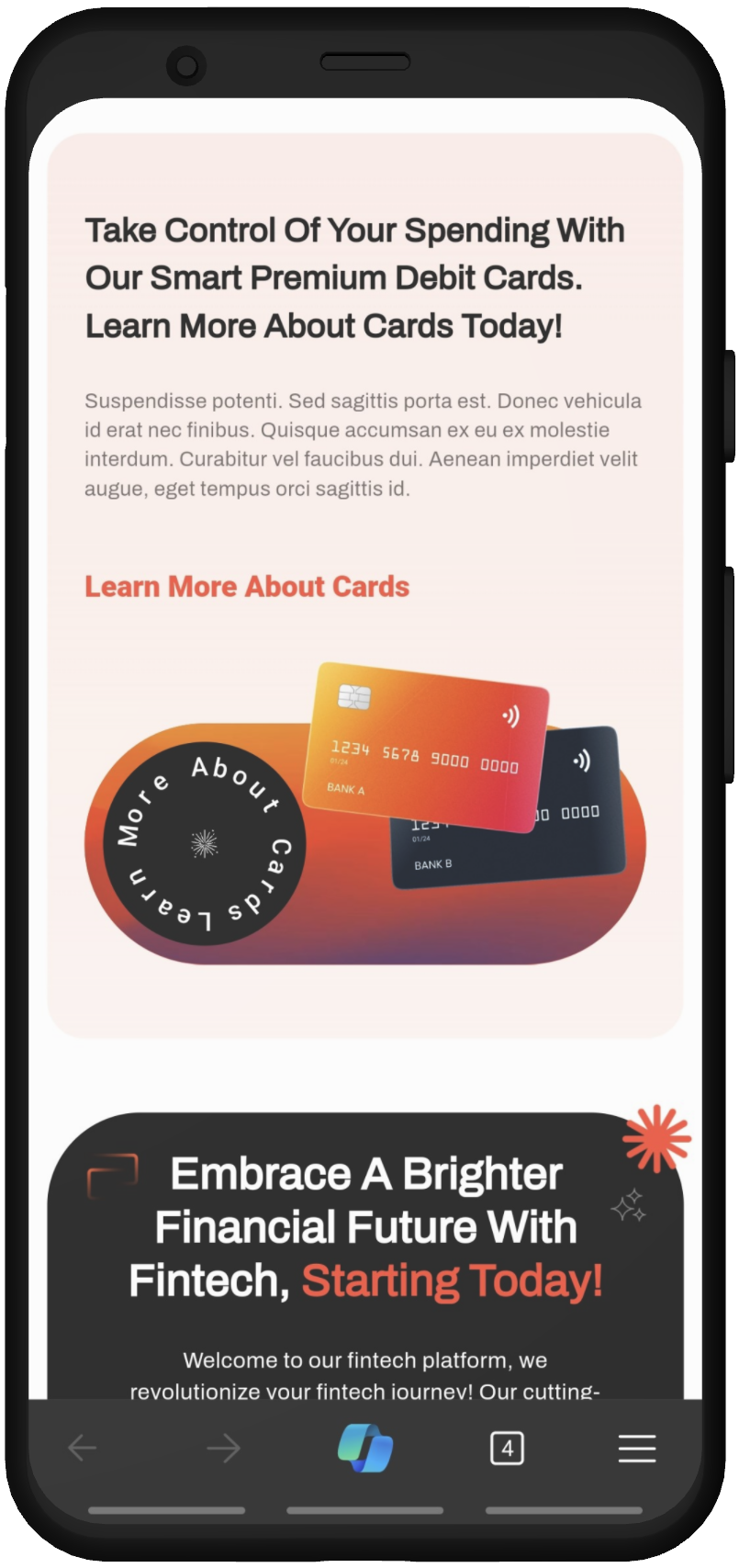 Mobile Premium Cards